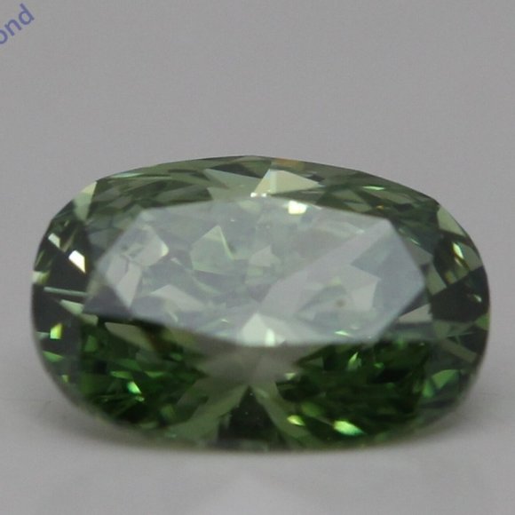 Oval Loose Diamond (0.55 Ct Green(Irradiated) Vs2 ) C49003009 - Picture 5 of 5